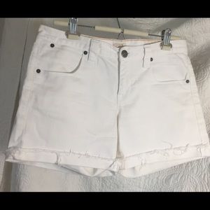 J. Crew stretch white denim short